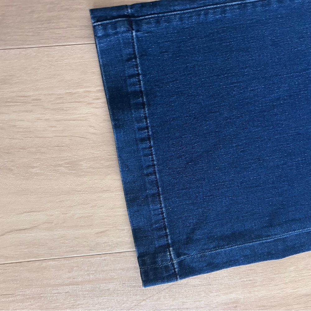 dl1961 hepburn.jeans wide leg high rise vintage 33" blue tide NWT size 30 - Picture 14 of 14
